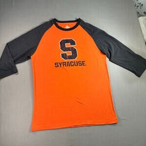 Colosseum Syracuse Orange Raglan T-Shirt Men's Large 3/4 Sleeve NCAA Graphic